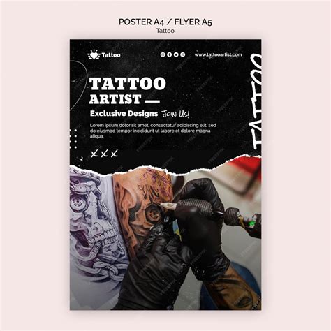 Free Tattoo Poster Templates 